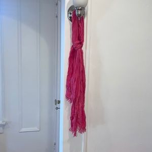 Jcrew hot pink scarf